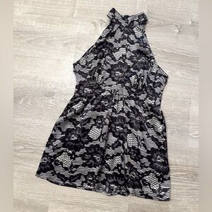 •MICHAEL KORS• SILK LACE BLOUSE